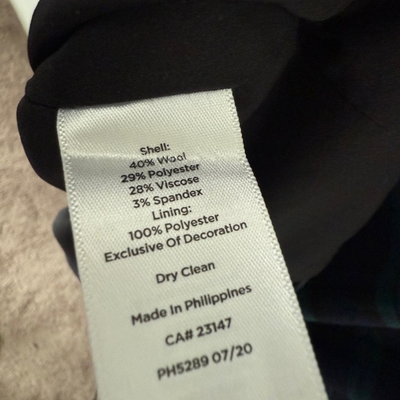 Talbots Green Sheath Dress with V-neck and Cuffed Sleeves - Picture 10 of 11